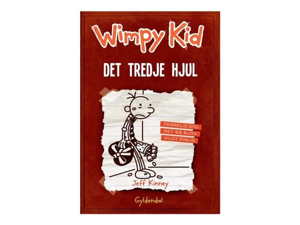 Wimpy Kid 7 - kolmas pyörä | Jeff Kinney | Kieli: Tanska