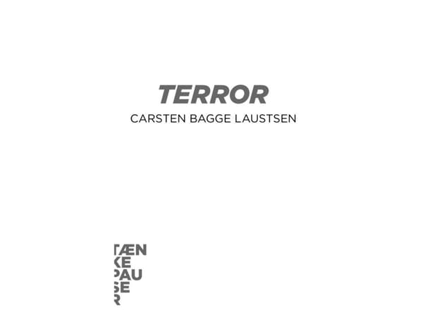 Terror | Carsten Bagge Laustsen | Språk: Danska