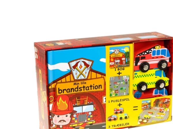 Min lille brandstation - Aktivitetsæske | Språk: Dansk