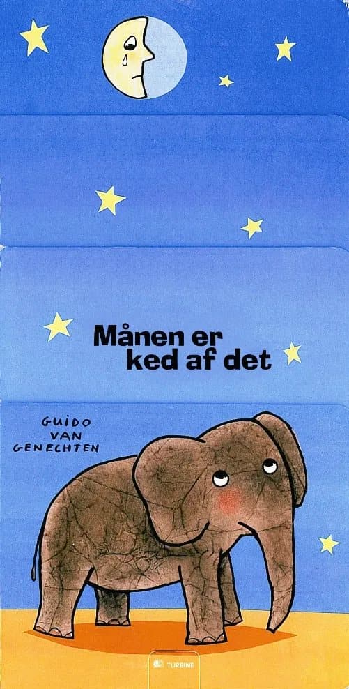 Månen er ked af det | Guido van Genechten | Kieli: Tanska