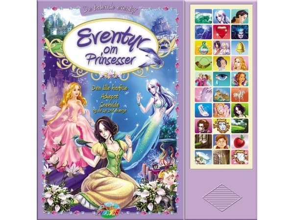 Eventyr om Prinsesser (Med 30 lyde) | H.C. Andersen, Charles Perrault og Brødrene Grimm | Kieli: Tanska