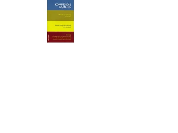 Compendium Collection | P. Bernhard, L. P. Nielsen, U. Stenz Justesen, P. Skinhøj, N.Høiby, J. Gerstoft, A. Møller-Larsen, A. Randrup Thomsen, C.B. C