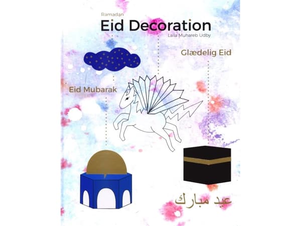 Ramadan Eid koristelu | Laila Muhareb Udby Udby | Kieli: Tanska