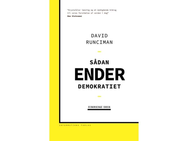 Miten demokratia päättyy | David Runciman | Kieli: Tanska