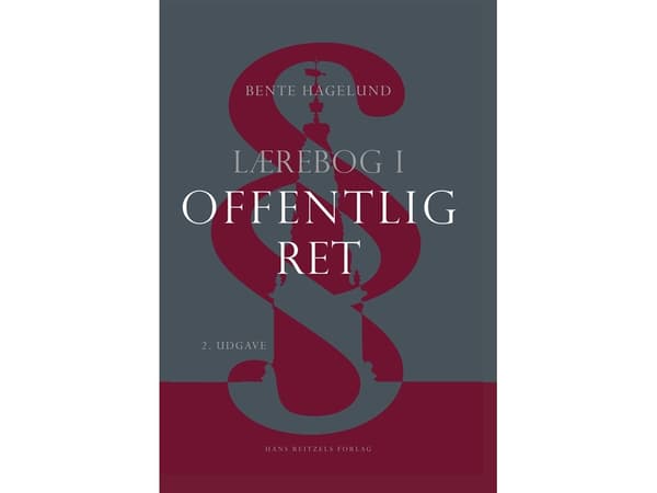 Lærebog i offentlig ret | Bente Hagelund | Kieli: Tanska