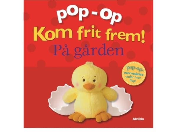Kom frit frem - På gården (pop op-overraskelse under hver flap) | Clare Lloyd | Språk: Danska