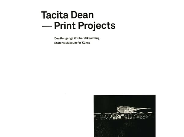 Tacita Dean - Painatusprojektit | Vibeke Vibolt Knudsen | Kieli: Tanska