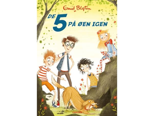 De 5 (6) - De 5 på ön igen | Enid Blyton | Språk: Danska