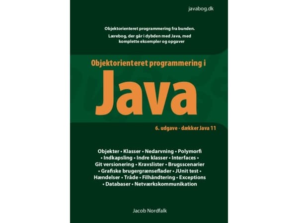 Oliopohjainen ohjelmointi JAVA:ssa | Jacob Nordfalk | Kieli: Tanska