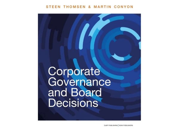 Corporate Governance and Board Decisions | Steen Thomsen | Kieli: Englanti
