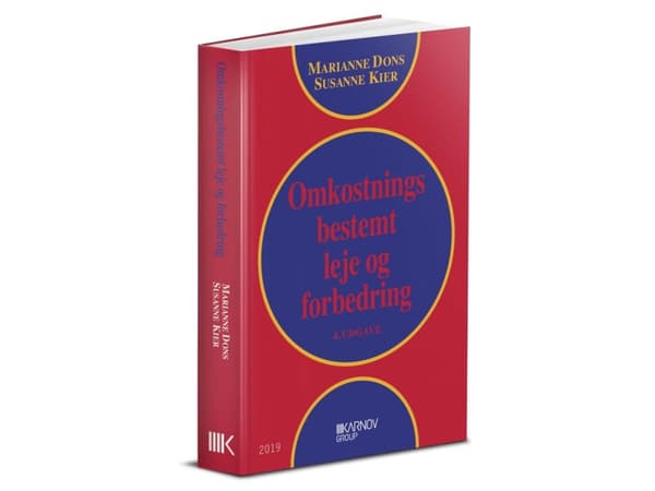 Omkostningsbestemt leje og forbedring | Marianne Dons; Susanne Kier | Språk: Dansk