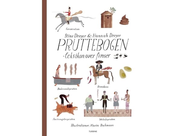 Pruttebogen – leksikon over fimser | Stine og Hannah Dreyer | Kieli: Tanska