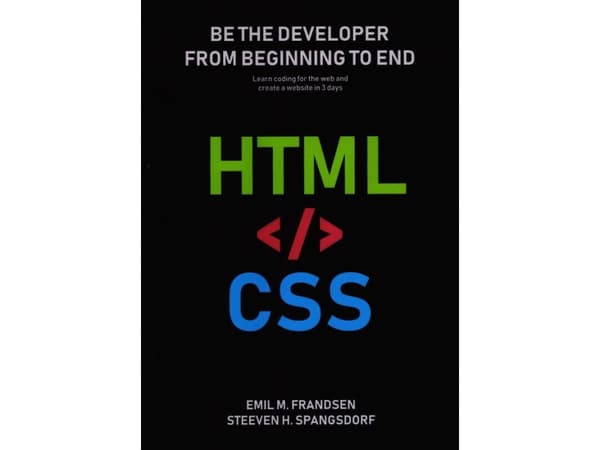 The website in html and css | Emil M Frandsen & Steeven Spangsdorf | Språk: Engelsk