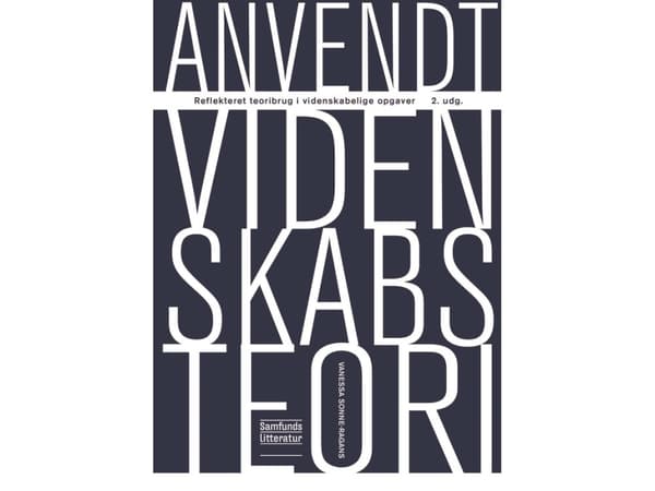 Sovellettu tieteenteoria | Vanessa Sonne-Ragans | Kieli: Tanska