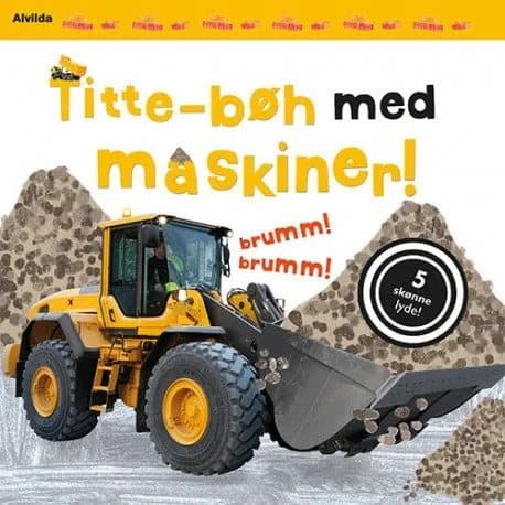 Titty-boo med maskiner! Pappersbok med 5 underbara ljud
