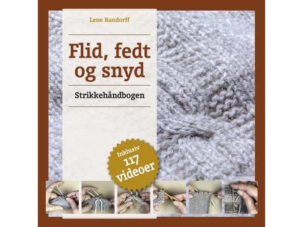 Liukas, lihava ja huijaava - Strikkehåndbogen | Lene Randorff | Kieli: Tanska