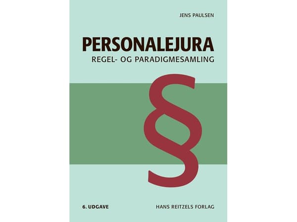 Henkilöstöoikeus - säännöt ja 1 pardigamesamling | Jens Paulsen | Kieli: Tanska