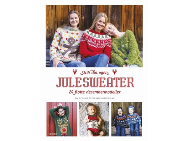 Sticka din egen jultröja - 24 underbara decembermönster | Siv Dyvik och Østre Aker Husflidslag | Språk: Danska