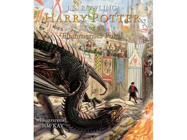 Harry Potter Illustreret 4 - Harry Potter og Flammernes Pokal | J. K. Rowling | Kieli: Tanska