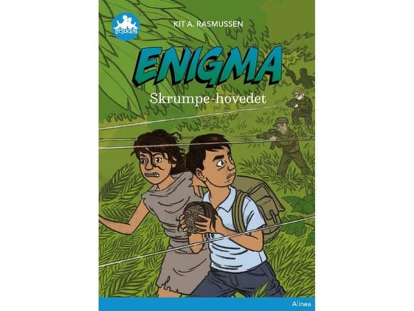 Enigma, kutistunut pää, Blue Reading Club | Kit A. Rasmussen | Kieli: Tanska