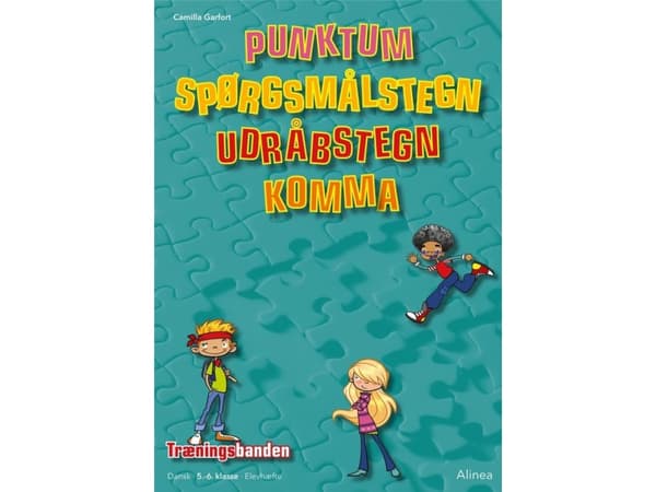 Piste, kysymysmerkki, huutomerkki, pilkku | Camilla Garfort | Kieli: Tanska