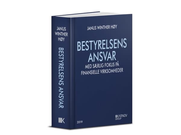 Bestyrelsens ansvar - med særlig fokus på finansielle virksomheder | Janus Winther Høy | Kieli: Tanska