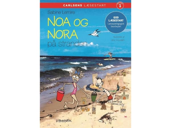 Carlsens lukemisen aloitus - Noah ja Nora rannalla | Sabine Lemire | Kieli: Tanska