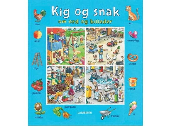 Titta och prata om ord och bilder | Lena Lamberth | Språk: Danska