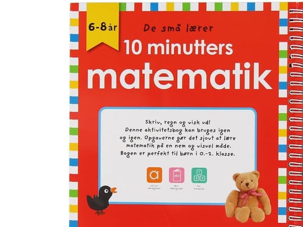 De små lærer - Skriv og visk ud - 10 minutters matematik