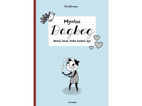 Myntes dagbog 3 - Genial, lineal, stativ, kasket, kys | StineStregen