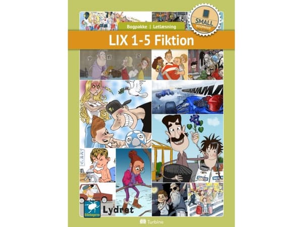 LIX 1-5 Fiktion (SMALL 10 bøger) | Bogpakke, letlæsning, fiktion