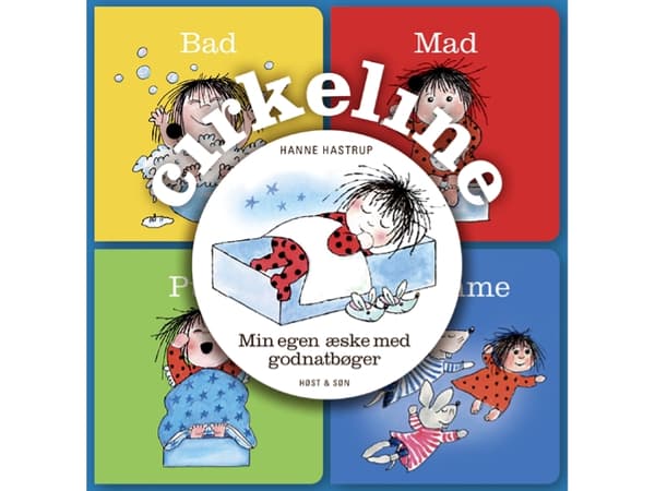 Cirkeline - Min egen æske med godnatbøger | Hanne Hastrup