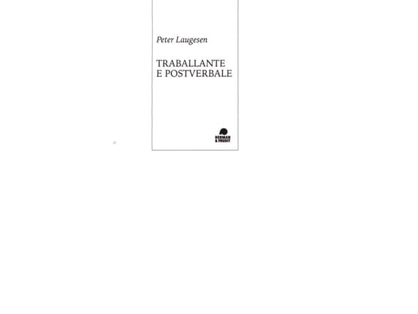 Traballante e postverbale | Peter Laugesen | Språk: Danska