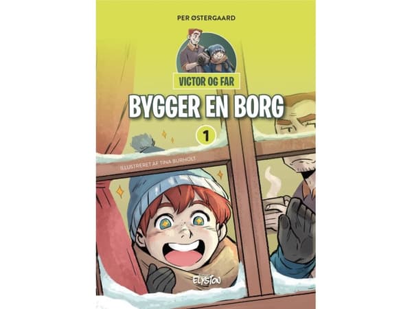 Victor og far bygger en borg | Per Østergaard