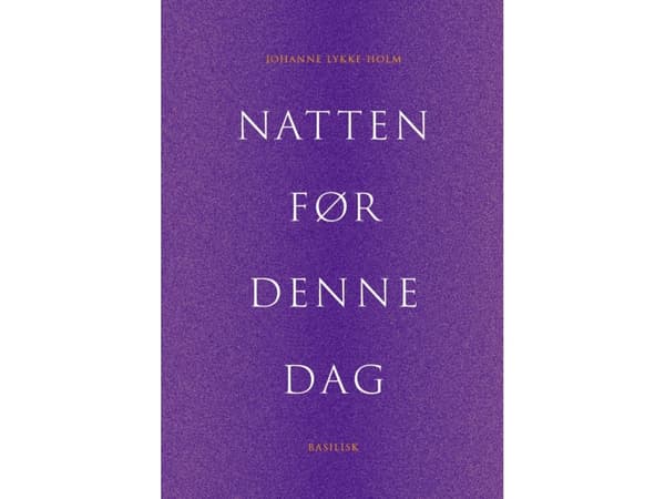 Natten før denne dag | Johanne Lykke Holm | Språk: Danska