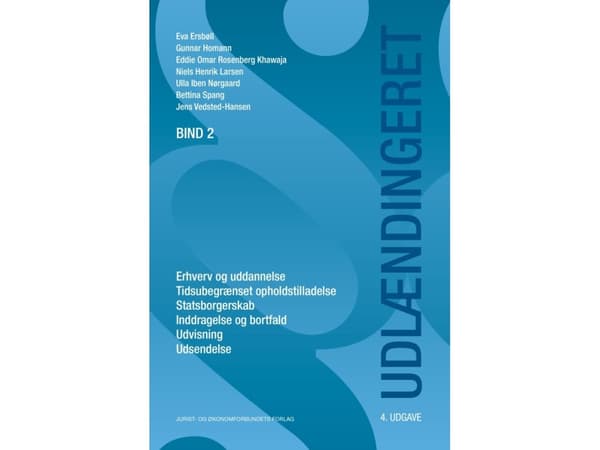 Udlændingeret | Eva Ersbøll, Gunnar Homann, Eddie Omar Rosenberg Khawaja, Niels Henrik Larsen, Ulla Iben Nørgaard, Bettina Spang og Jens Vedsted-Hans