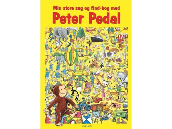 Min stora sök- och hitta-bok med Peter Pedal | H. A. Rey | Språk: Danska
