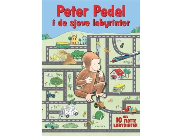 Peter Pedal i de sjove labyrinter | H. A. Rey | Språk: Danska