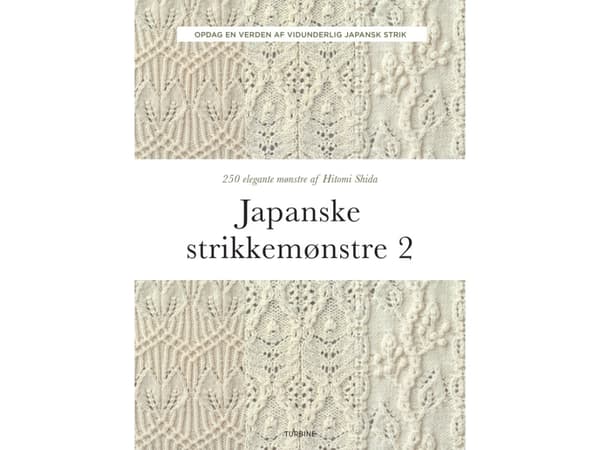Japanske strikkemønstre 2 | Hitomi Shida | Språk: Danska