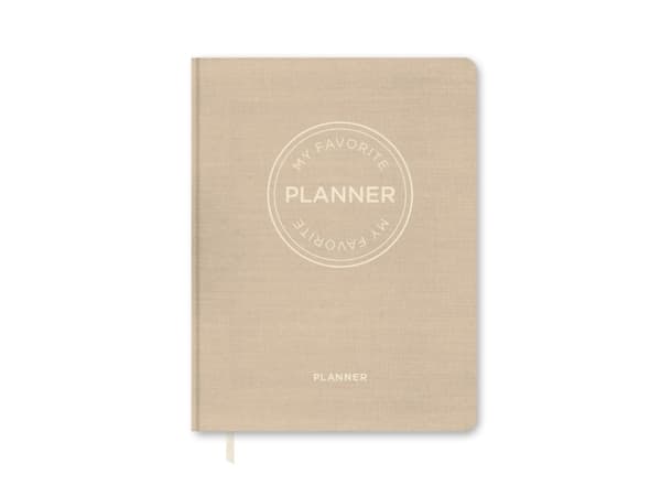 MY FAVORITE PLANNER Udateret Planner / Lys Sand | Forlaget Aronsen | Språk: Dansk