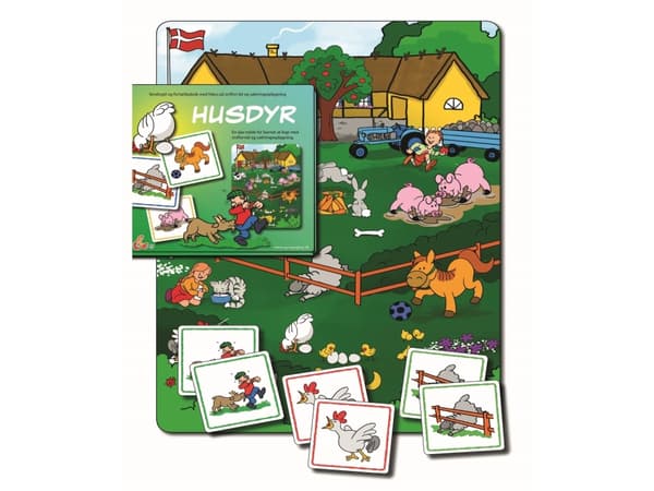 Husdyr – Vendespil og fortælleplade | Sprog & Leg