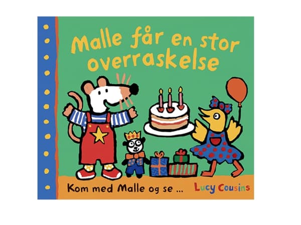 Malle får en stor overraskelse | Lucy Cousins