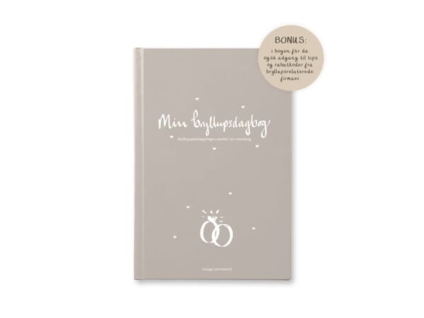 Min bröllopsdagbok | Julie Dam och Britt Basse | Språk: Danska
