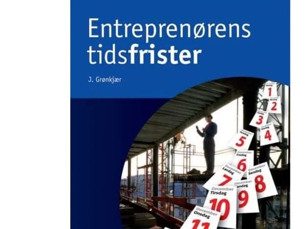 Entreprenørens tidsfrister | J. Grønkjær