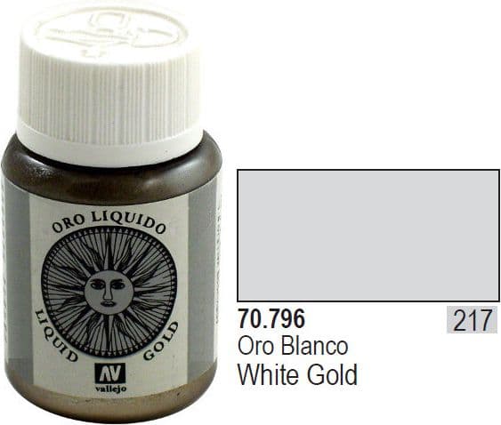 Vallejo 70.796, Hopea, Nestemäinen, 35 ml, 1 kpl |