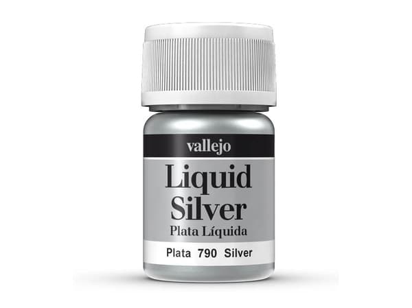 Vallejo 70.790, Sølv, Alkoholbasert maling, Væske, 35 ml, 1 stykker |
