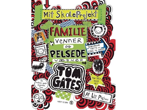 Tom Gates 12 - Familie, venner og pelsede væsner | Liz Pichon | Språk: Dansk