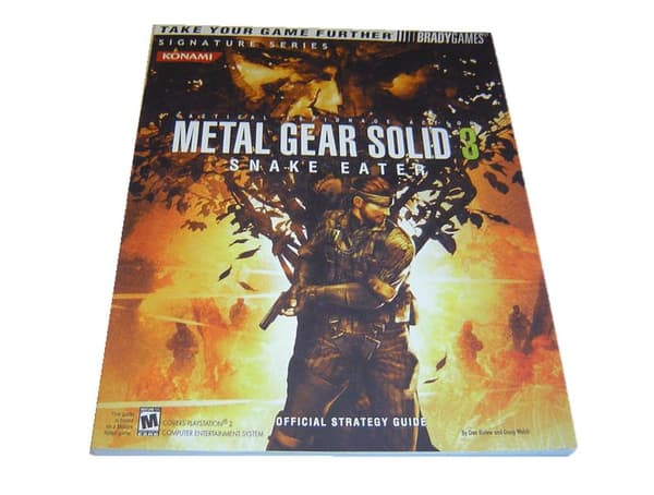 Metal Gear solid 3 Spelguide Bok Bradygames
