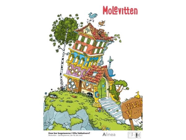 Molevitten, 0. kl., Villa Vakkelvorn plakat | Ingen forfatter | Språk: Dansk