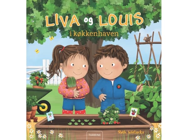 Liva og Louis i køkkenhaven | Ruth Wielockx